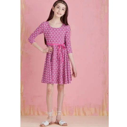 9322 Simplicity Schnittmuster Kinderkleider EASY