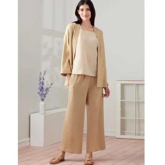 9271 Simplicity Schnittmuster Top Jacke Hose
