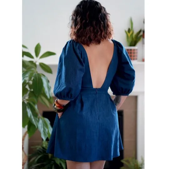 9329 Simplicity Schnittmuster Designer-Kleid