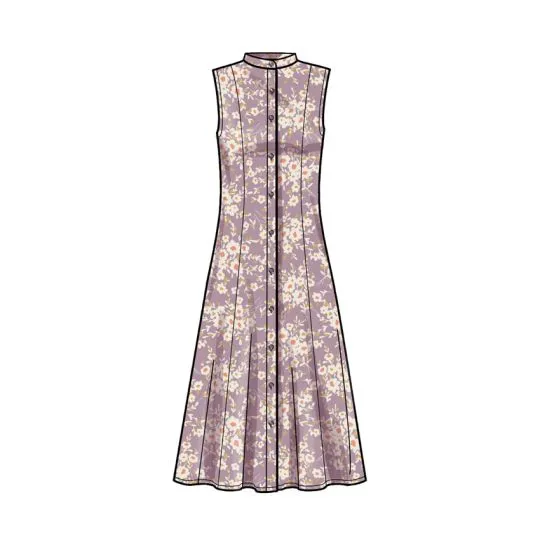 9260 Simplicity Schnittmuster Hemdblusenkleid