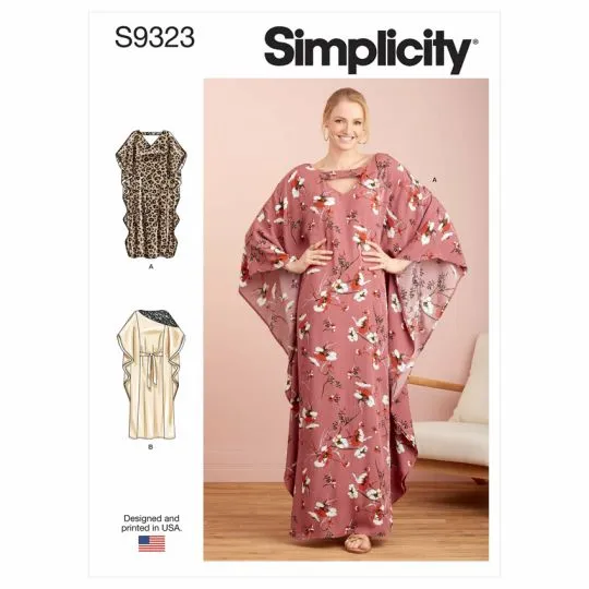 9323 Simplicity Schnittmuster Kaftan EASY!