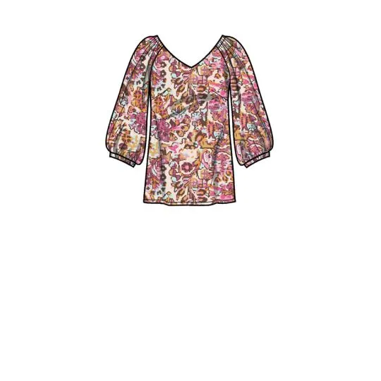 9334 Simplicity Schnittmuster Blusenshirt Tunika EASY!