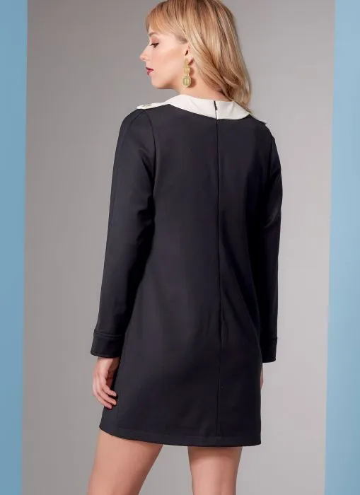 V1844 VOGUE Schnittmuster Kleid im Uniformstil