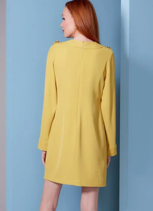 V1844 VOGUE Schnittmuster Kleid im Uniformstil