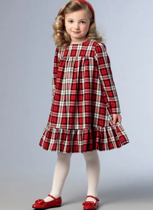 V1857 VOGUE Schnittmuster Kinderkleid