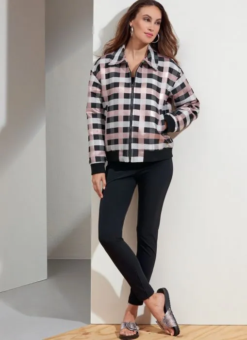 V1877 VOGUE Schnittmuster Bomberjacke für Sie & Ihn