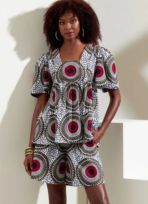 V1871 VOGUE Schnittmuster Sommer-Kombination EASY!