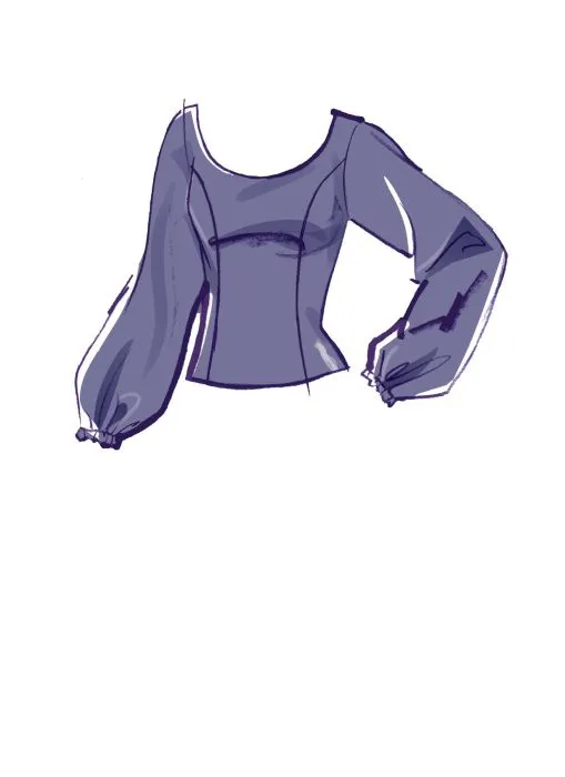 M8255 McCalls Schnittmuster Bluse