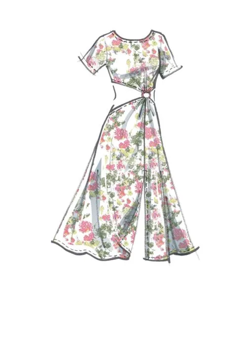 M8252 McCalls Schnittmuster Kleid Abendkleid