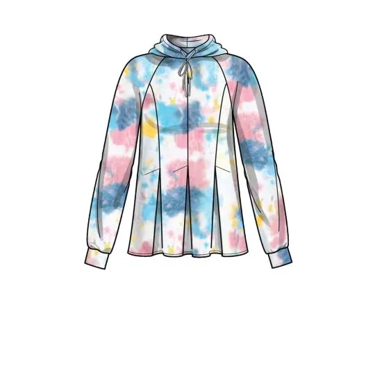 9384 Simplicity Schnittmuster Sweatshirt Hoodie