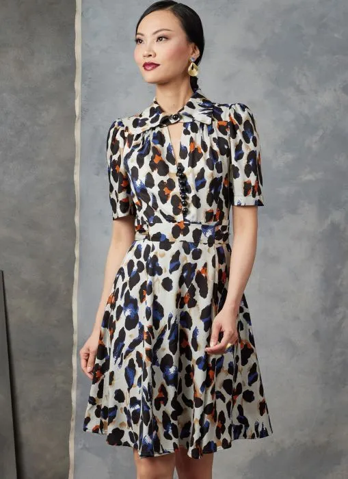 V1908 VOGUE Schnittmuster Wickelkleid Maxikleid