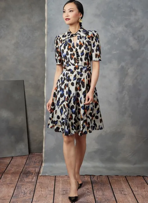 V1908 VOGUE Schnittmuster Wickelkleid Maxikleid