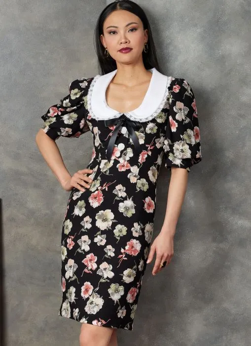 V1905 VOGUE Schnittmuster Kleid im Retrolook