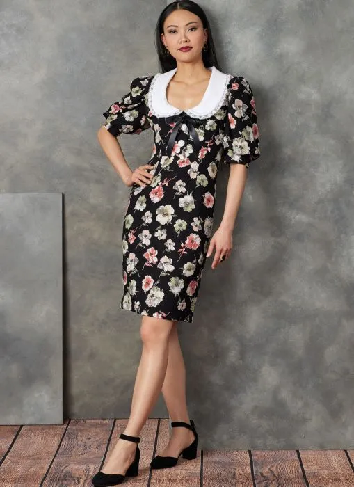 V1905 VOGUE Schnittmuster Kleid im Retrolook