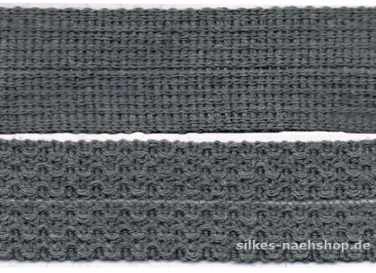 Rest: 4m Knicktresse grau