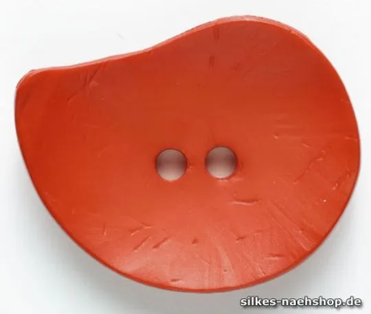 Knopf in Tropfenform 50mm orange