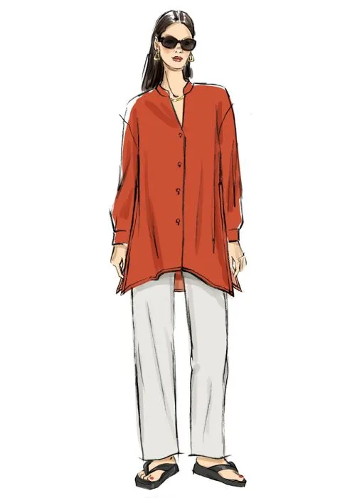 B6932 Butterick Schnittmuster Bluse und Hose