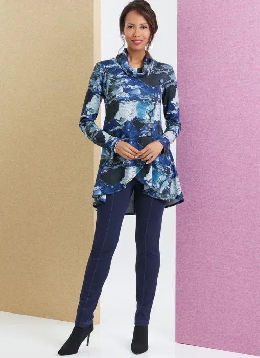 B6961 Butterick Schnittmuster Jerseyshirt EASY!