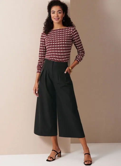 B6973 Butterick Schnittmuster Designerhose