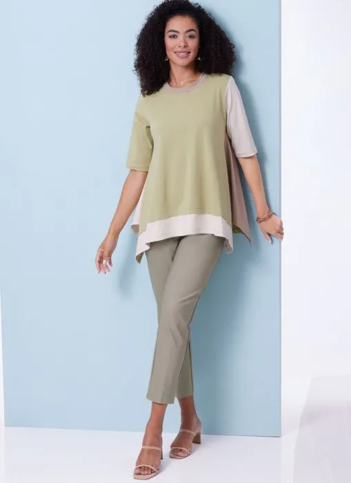 B6981 Butterick Schnittmuster Designer Shirt Top