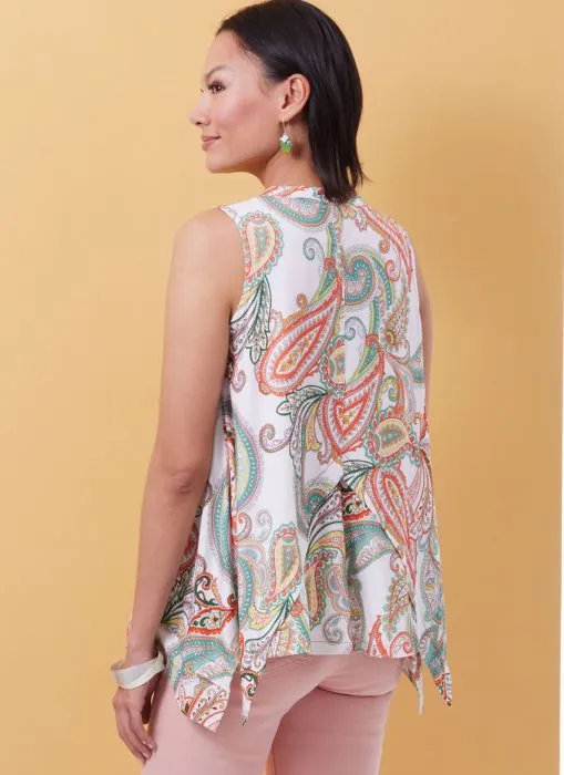 B6981 Butterick Schnittmuster Designer Shirt Top