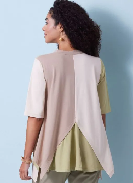 B6981 Butterick Schnittmuster Designer Shirt Top