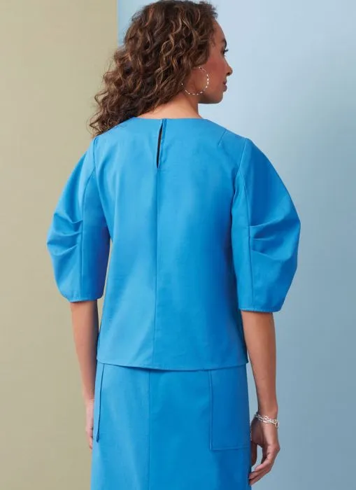 B7002 Butterick Schnittmuster Kombination