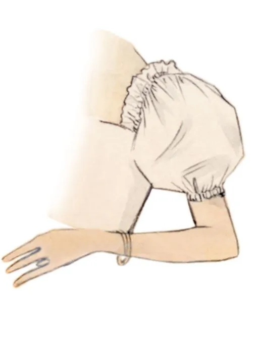 B7017 Butterick Retro Schnittmuster 50er-Jahre Ärmel