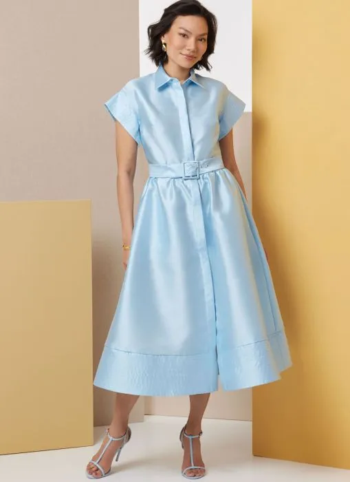 B7021 Butterick Schnittmuster Kleid