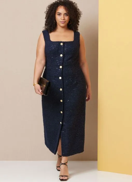 B7022 Butterick Schnittmuster Trägerkleid