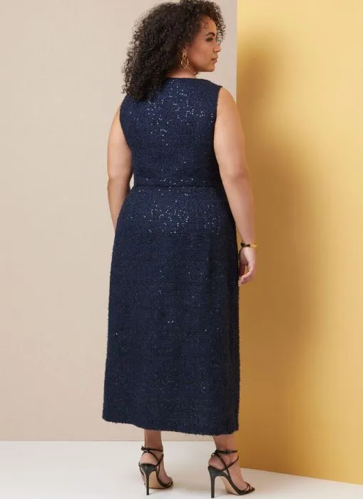 B7022 Butterick Schnittmuster Trägerkleid