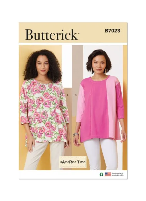 B7023 Butterick Schnittmuster Designer-Shirt