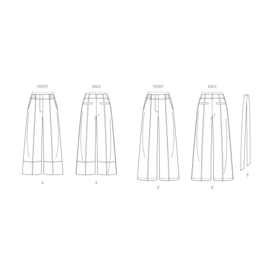 B7024 Butterick Schnittmuster Hose