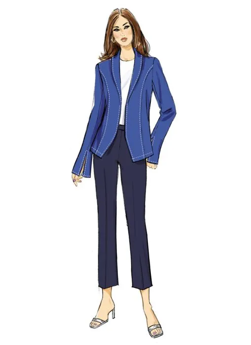 B7026 Butterick Schnittmuster Designer-Blazer