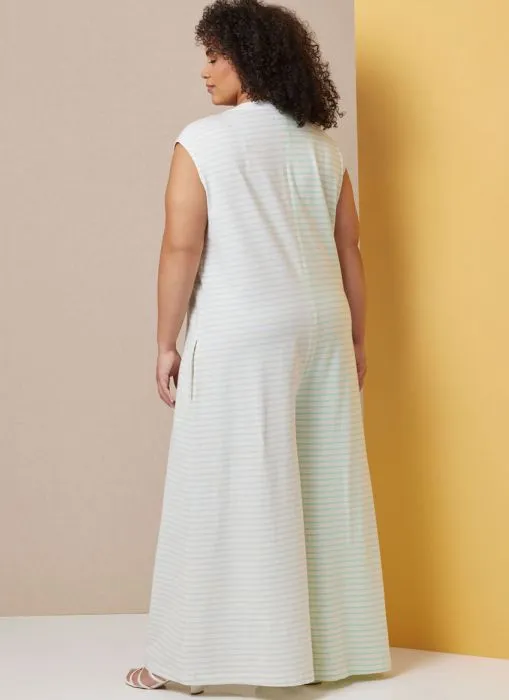 B7029 Butterick Schnittmuster Jersey-Jumpsuit