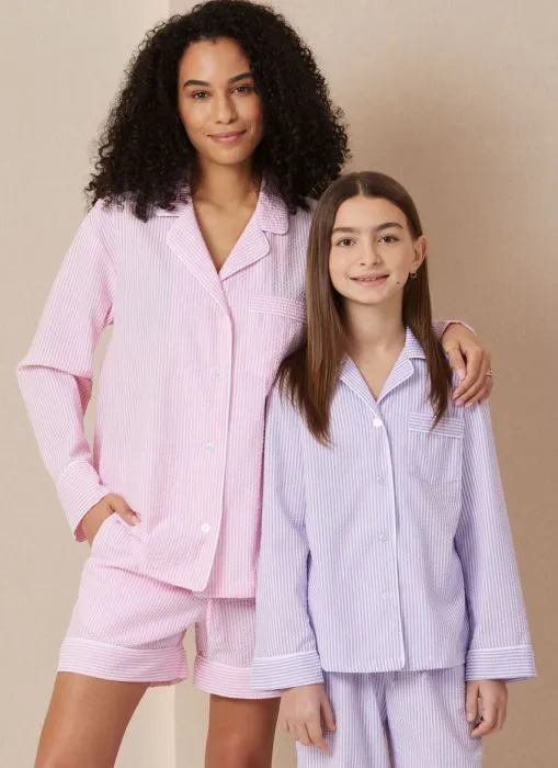 B7030 Butterick Schnittmuster Family Pyjamas XS-XL