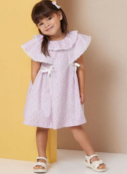 B7032 Butterick Schnittmuster Kinderkleid