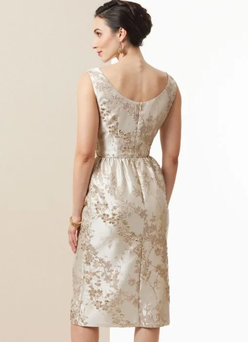 B7035 Butterick Schnittmuster Retrokleid 60er Jahre