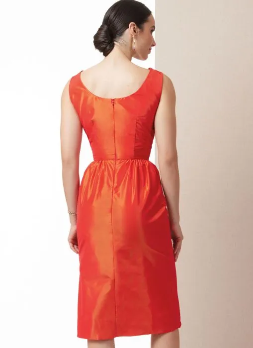 B7035 Butterick Schnittmuster Retrokleid 60er Jahre