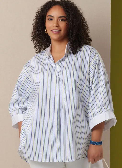 B7041 Butterick Schnittmuster Bluse