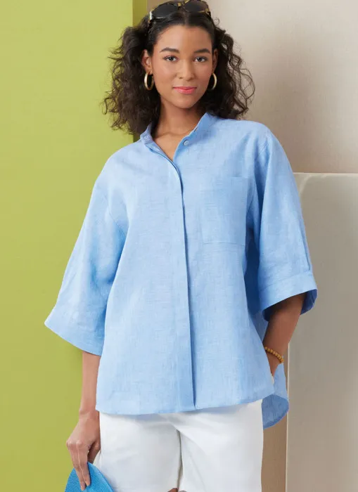 B7041 Butterick Schnittmuster Bluse