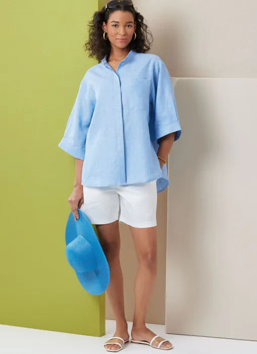 B7041 Butterick Schnittmuster Bluse