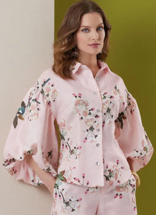 B7045 Butterick Schnittmuster Bluse Hose Shorts