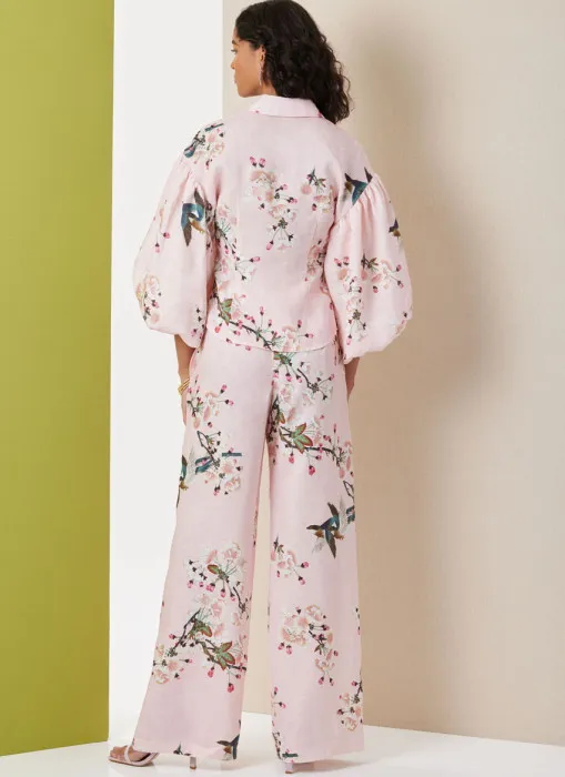 B7045 Butterick Schnittmuster Bluse Hose Shorts