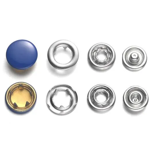 BabySnap Jersey-Druckknöpfe Metall dunkelblau 10mm