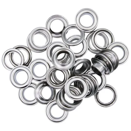 Babysnap Oesen 8mm silber ohne Werkzeug