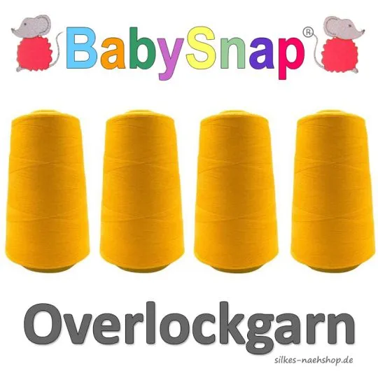 Babysnap Overlockgarn gelb 4x2700m