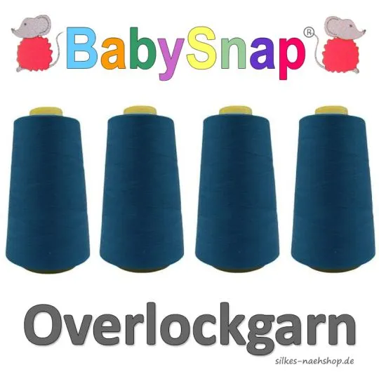 Babysnap Overlockgarn jeansblau 4x2700m