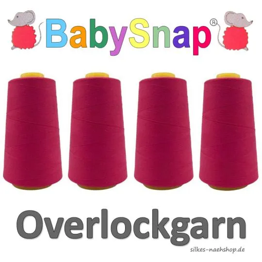 Babysnap Overlockgarn pink 4x2700m