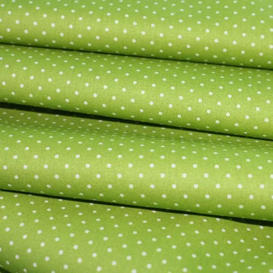 50cm Baumwollstoff Popeline MIX-IT DOTS lime